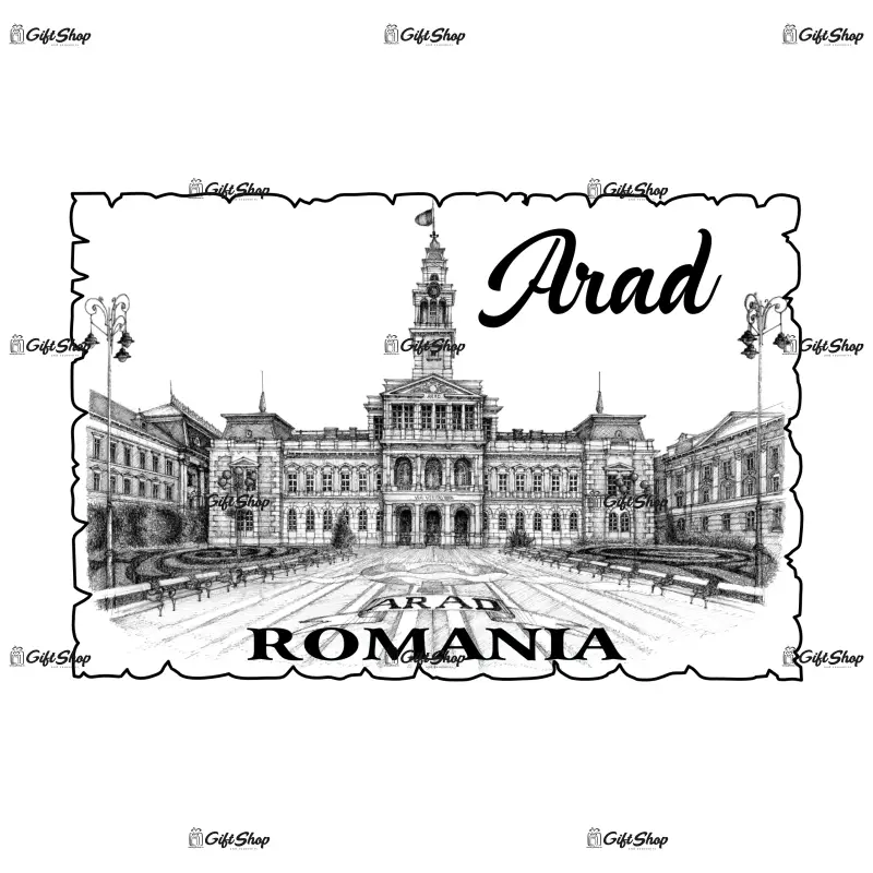 Arad romania, primaria, magnet frigider mgs092
